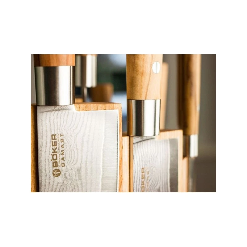 Bloc De 7 Couteaux Böker 130445SET Damas 5 Bloc De 7 Couteaux Böker 130445SET Damas – Image 3