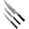 Coffret 3 Couteaux Damascus Samura -Couteaux Boutique coffret 3 couteaux damascus samura