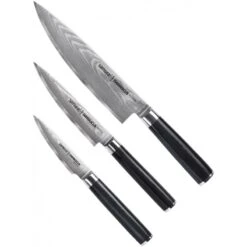 Coffret 3 Couteaux Damascus Samura