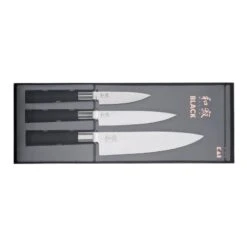 Coffret 3 Couteaux Kai Wasabi Black (office, Universel & Chef)
