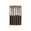 Coffret 6 Couteaux De Table Le Thiers BJB ébène -Couteaux Boutique coffret 6 couteaux de table le thiers bjb ebene