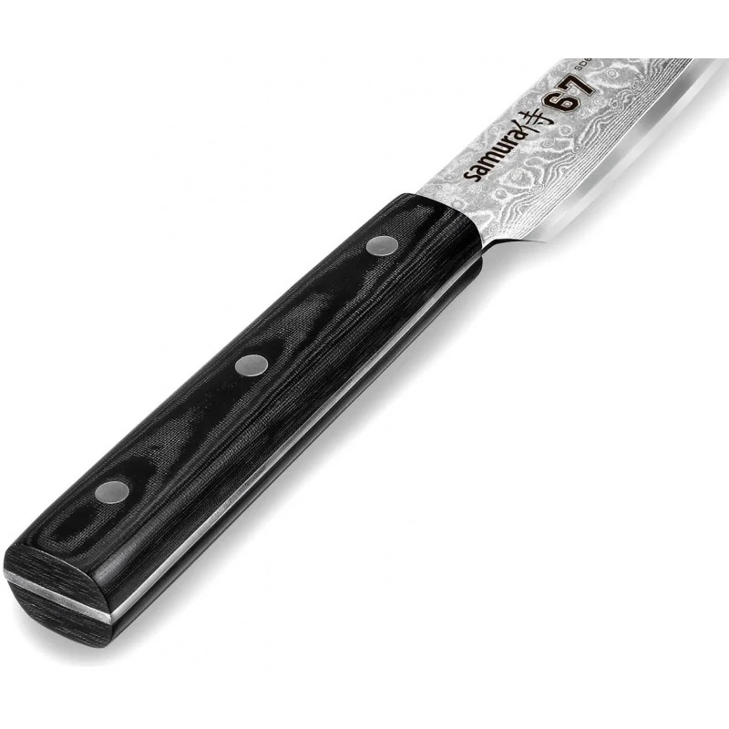 Couteau à Découper Damascus 67 Tanto Samura 5 Couteau à Découper Damascus 67 Tanto Samura – Image 3
