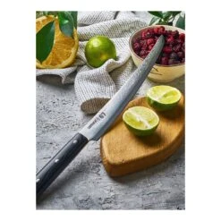 Couteau à Découper Damascus 67 Tanto Samura 9 Couteau à Découper Damascus 67 Tanto Samura -Couteaux Boutique couteau a decouper damascus 67 tanto samura 3