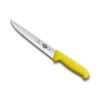 Couteau à Saigner Victorinox Lame Dos Droit Fibrox Jaune -Couteaux Boutique couteau a saigner victorinox lame dos droit fibrox jaune