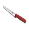 Couteau à Saigner/désosser Victorinox Lame Pointe Milieu Fibrox Rouge -Couteaux Boutique couteau a saignerdesosser victorinox lame pointe milieu fibrox rouge