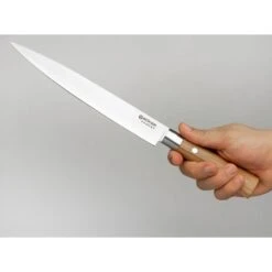 Couteau Damas Sujihiki Böker Cuisine - Olivier -Couteaux Boutique couteau damas sujihiki boeker cuisine olivier 2