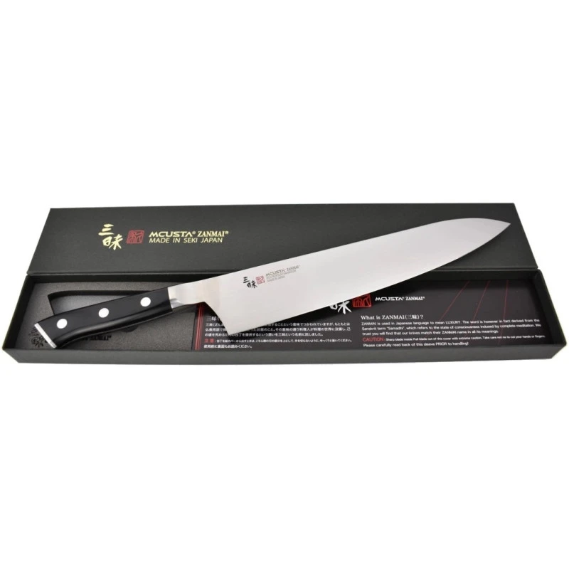 Couteau De Chef Mcusta Zanmai Molybdène 24cm 10 Couteau De Chef Mcusta Zanmai Molybdène 24cm – Image 8